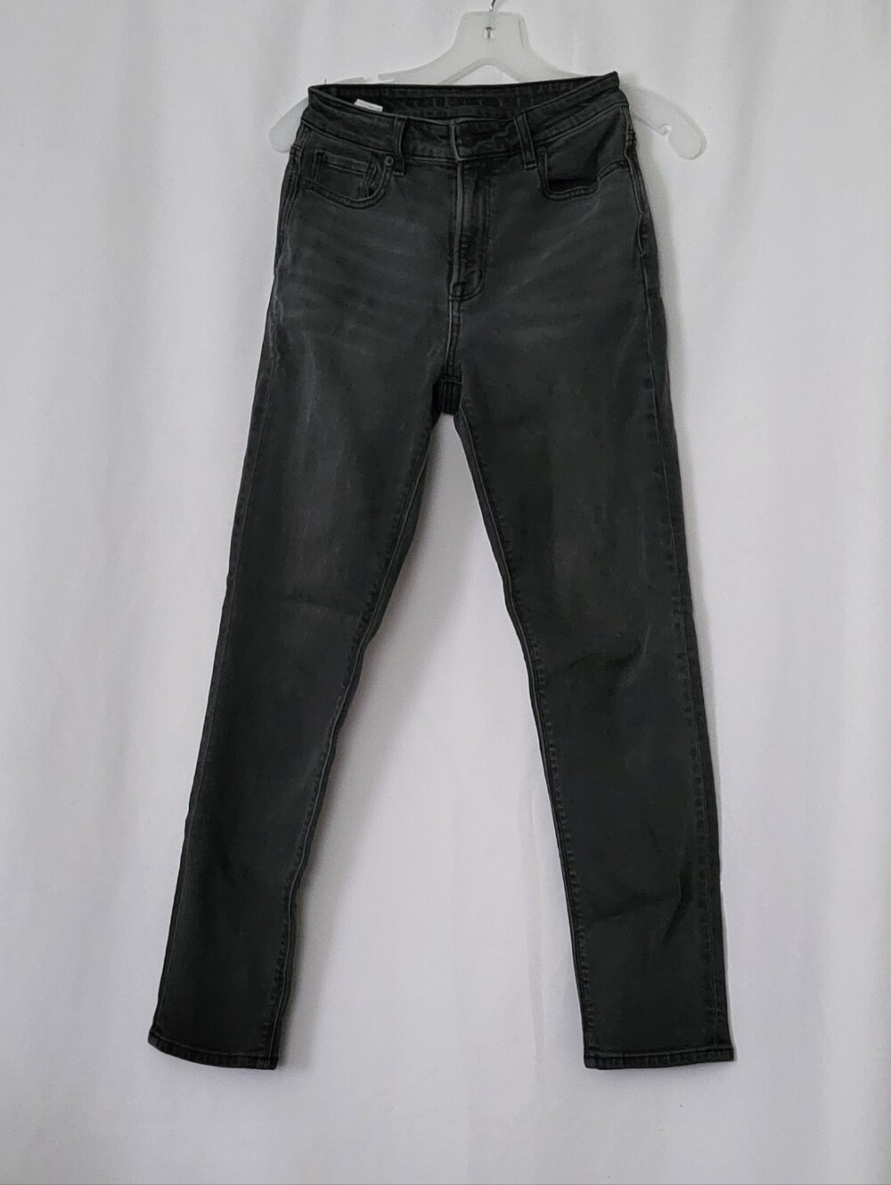 American Eagle Charcoal Grey Wash Regular Jeans